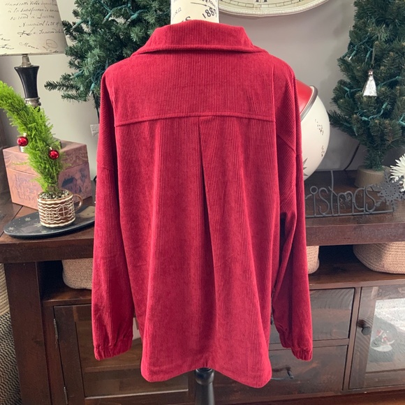 Brand New Women’s Half Zipper Collar Sweatshirt Oversized - Picture 3 of 8